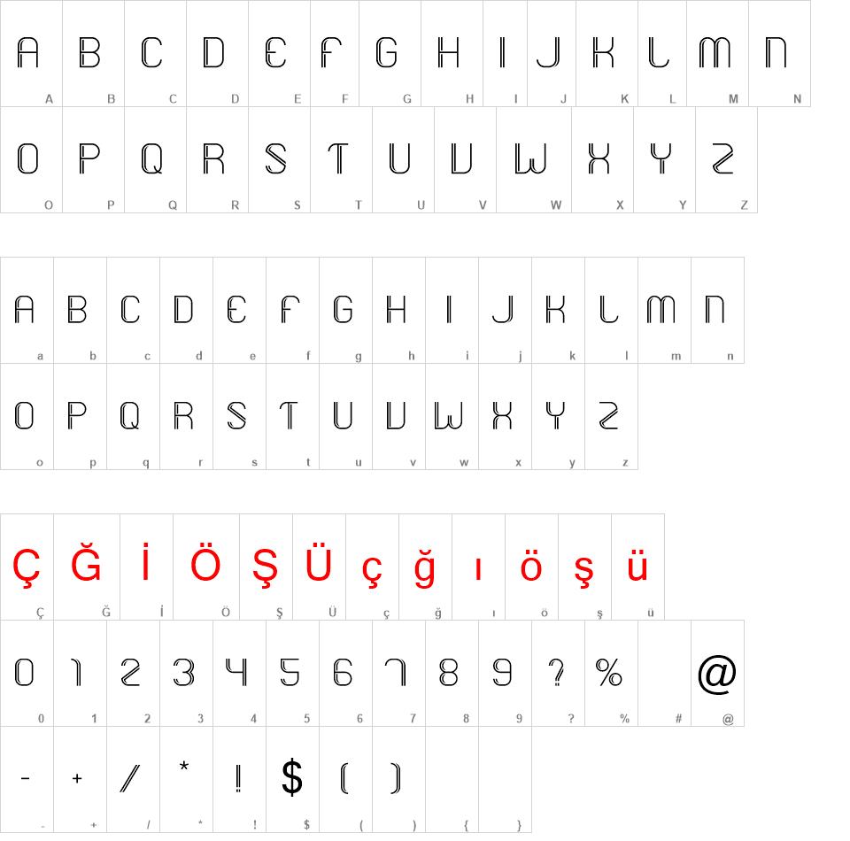 Dupleto font